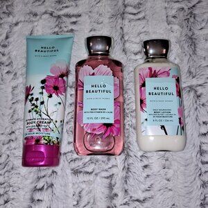 Bath And Body Works Hello Beautiful Set New